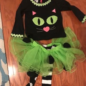 Mud Pie Halloween outfit 12-18 m toddler cat nwot